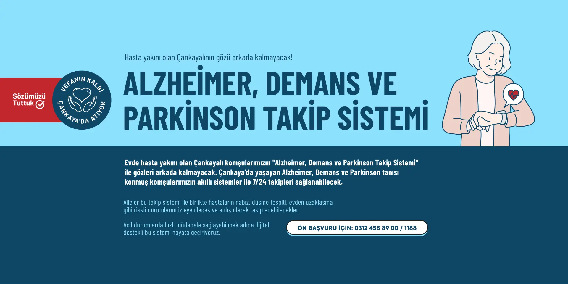 Alzheimer, Demans Ve Parkinson Takip Sistemi hizmet görseli
